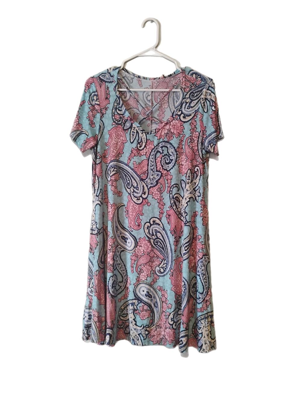 Women's Blue/Pink Dress Size Medium